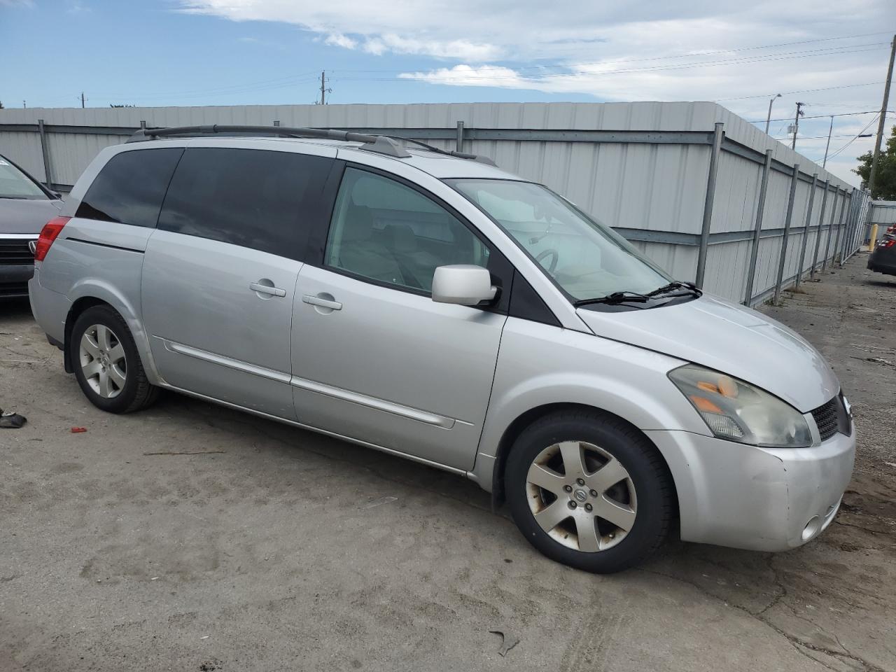2004 Nissan Quest VIN 5N1BV28U14N351680 Copart auction photo, burn - engine / front end damage thumbnail 4