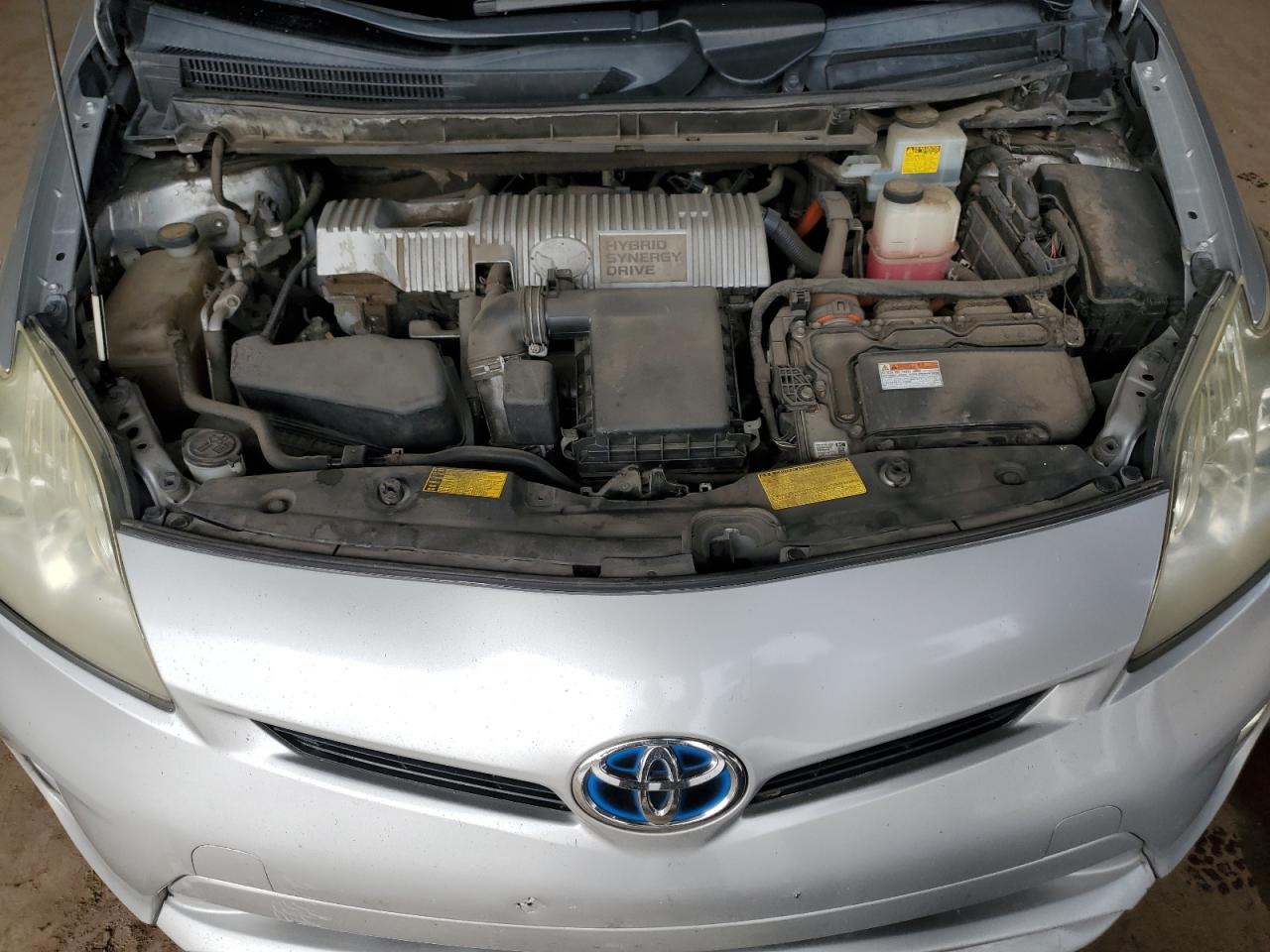 2013 Toyota Prius VIN JTDKN3DU6D5635810 Copart auction photo, front end damage thumbnail 11