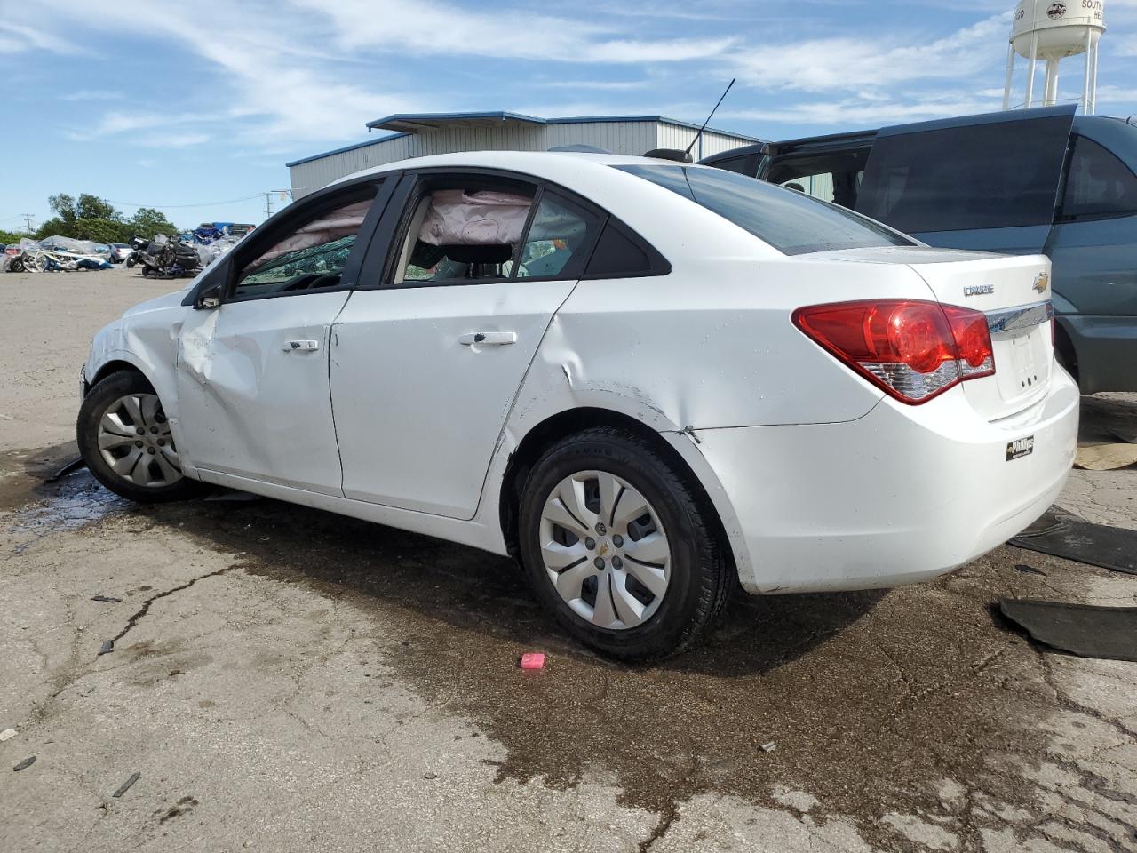 2015 Chevrolet Cruze VIN 1G1PA5SH1F7156553 Copart auction photo, rollover damage thumbnail 2
