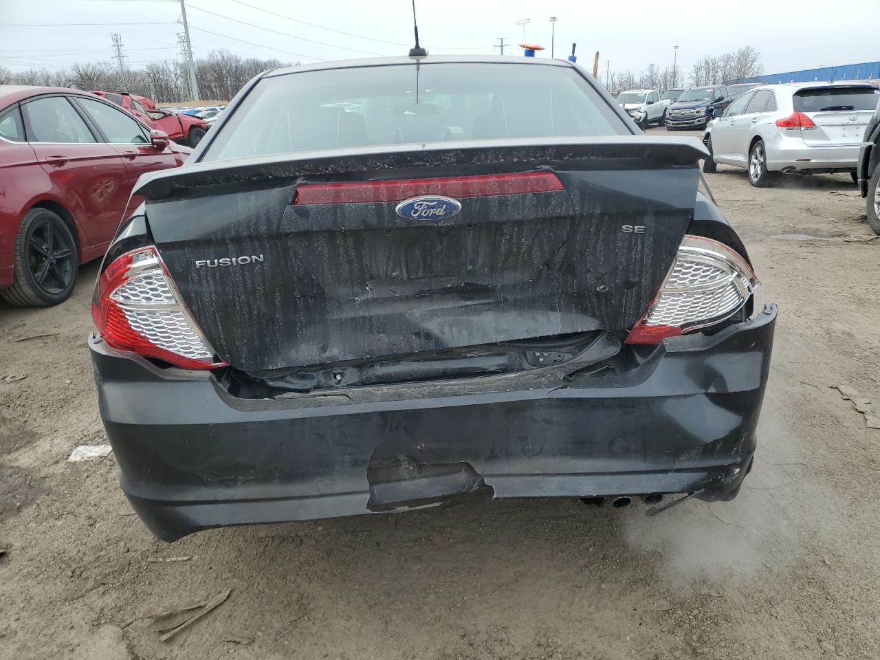 2011 Ford Fusion VIN 3FAHP0HA3BR217417 Copart auction photo, rear end damage thumbnail 6