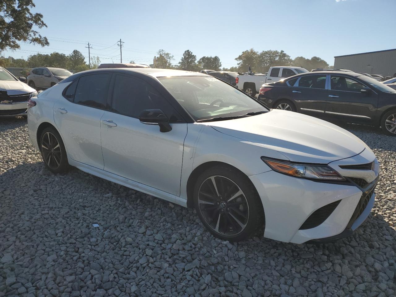 2019 Toyota Camry VIN 4T1B61HK8KU187482 Copart auction photo, side damage thumbnail 4