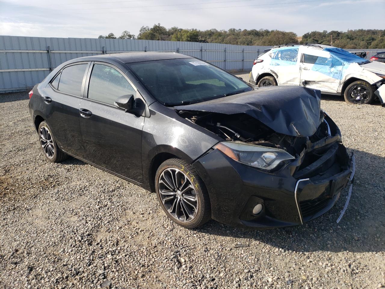 2014 Toyota Corolla VIN 5YFBURHE0EP168123 Copart auction photo, front end damage thumbnail 4