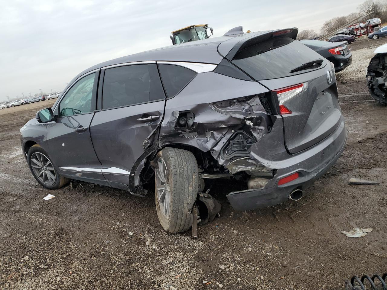 2021 Acura RDX VIN 5J8TC2H51ML041758 Copart auction photo, rear end / side damage thumbnail 2