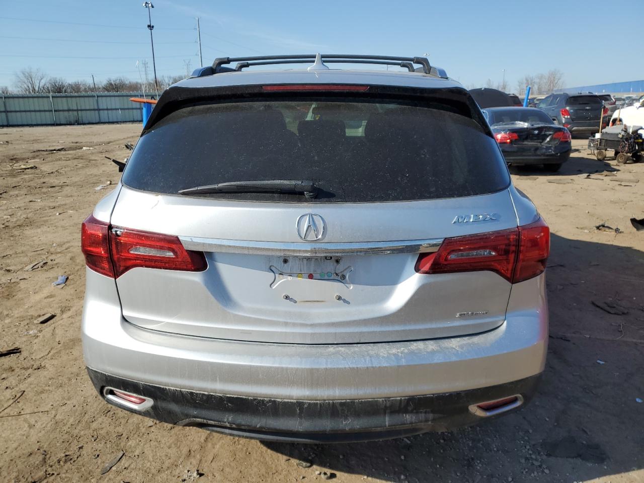 2015 Acura MDX VIN 5FRYD4H40FB015497 Copart auction photo, side damage thumbnail 6