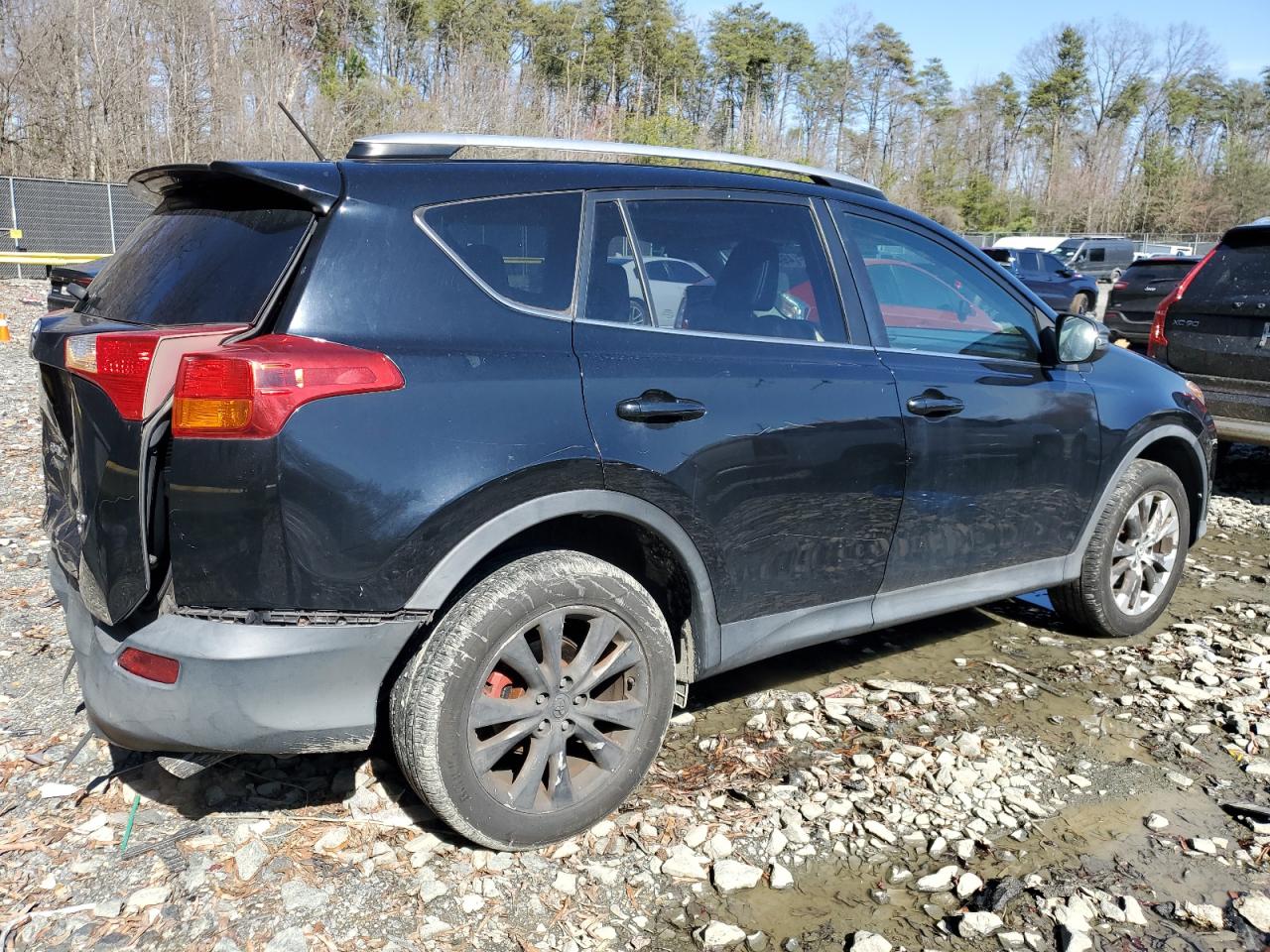 2013 Toyota RAV 4 VIN 2T3DFREV6DW027973 Copart auction photo, rear end / undercarriage damage thumbnail 3
