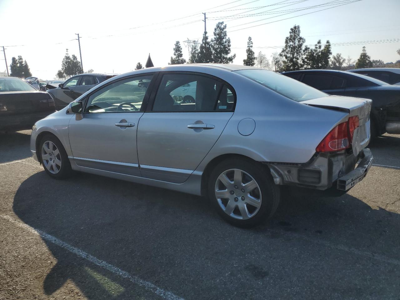 2008 Honda Civic VIN 2HGFA16558H328863 Copart auction photo, rear end damage thumbnail 2