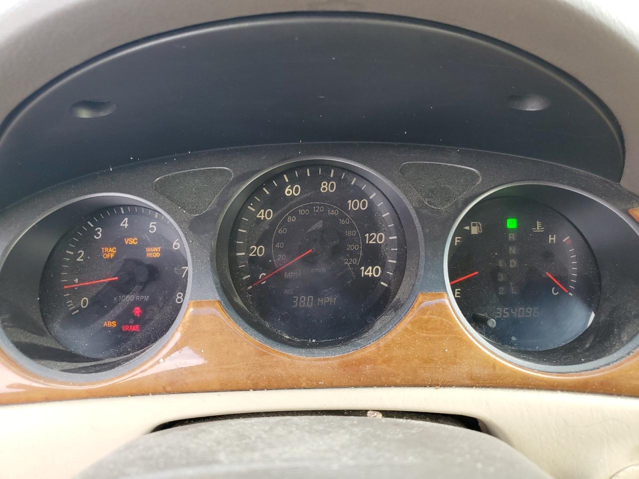 2005 Lexus ES VIN JTHBA30G855098014 Copart auction photo, front end / mechanical damage thumbnail 9