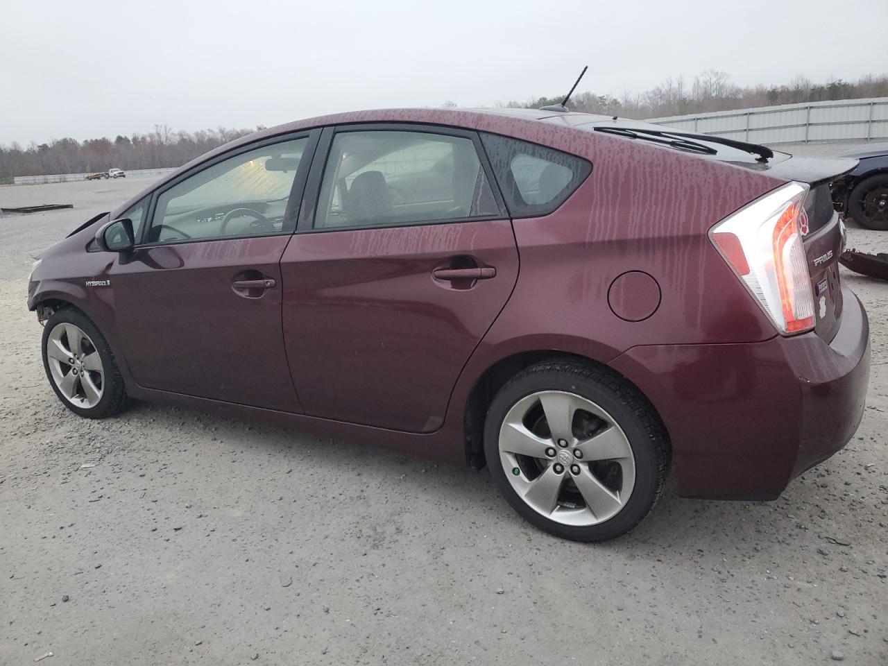 2013 Toyota Prius VIN JTDKN3DU5D5570626 Copart auction photo, front end damage thumbnail 2