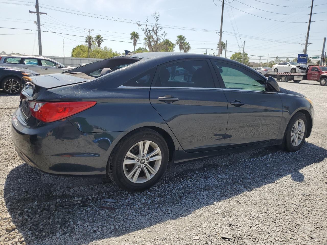 2013 Hyundai Sonata VIN 5NPEB4AC4DH636140 Copart auction photo, rear end damage thumbnail 3