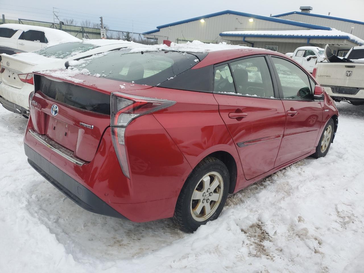 2017 Toyota Prius VIN JTDKARFU0H3051741 Copart auction photo, front end damage thumbnail 3
