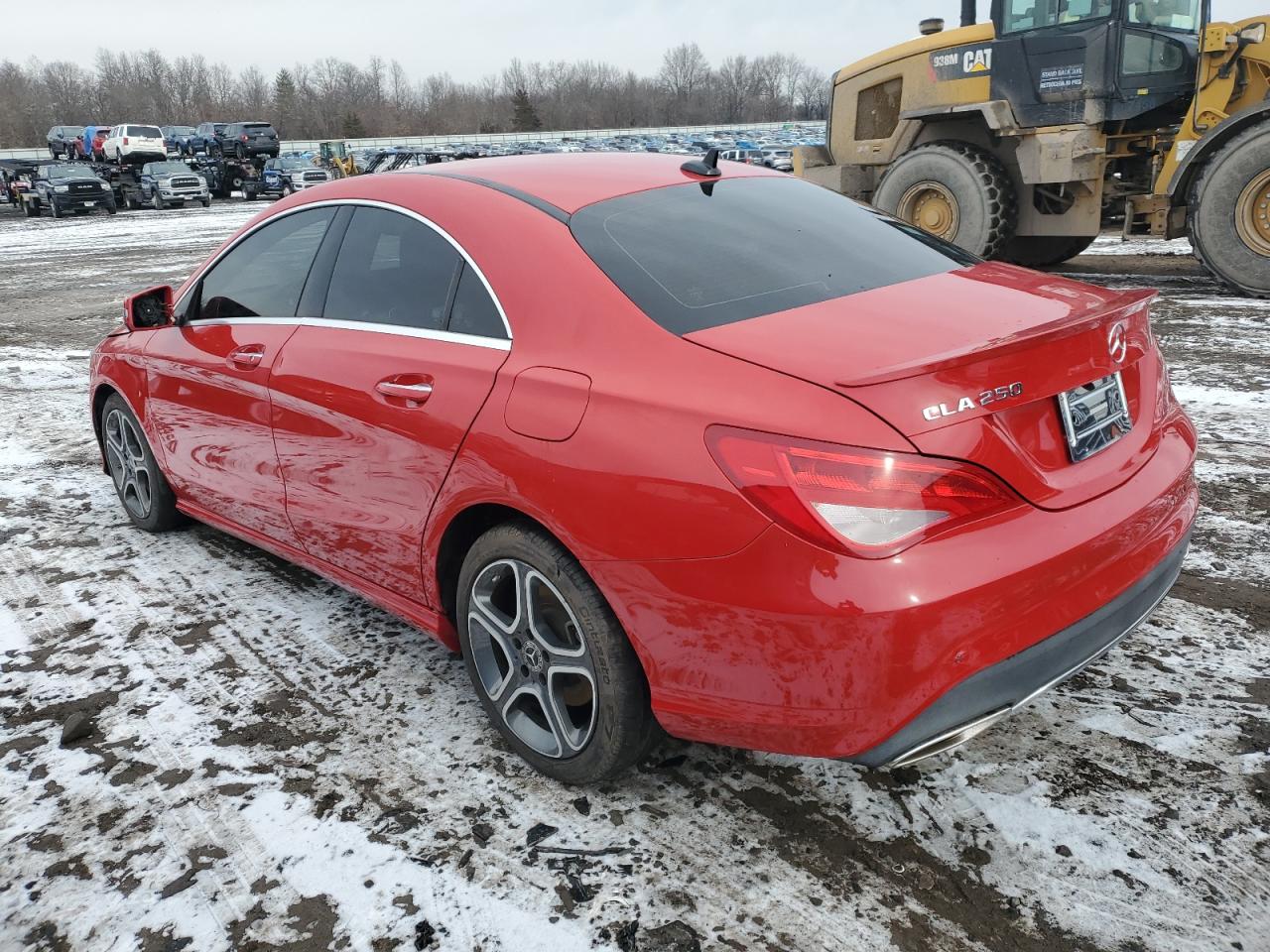 2018 Mercedes-Benz CLA-klasse VIN WDDSJ4EB2JN561088 Copart auction photo, front end / side damage thumbnail 2