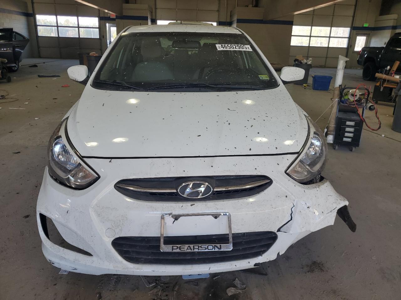 2017 Hyundai Accent VIN KMHCT4AE5HU326141 Copart auction photo, front end damage thumbnail 5