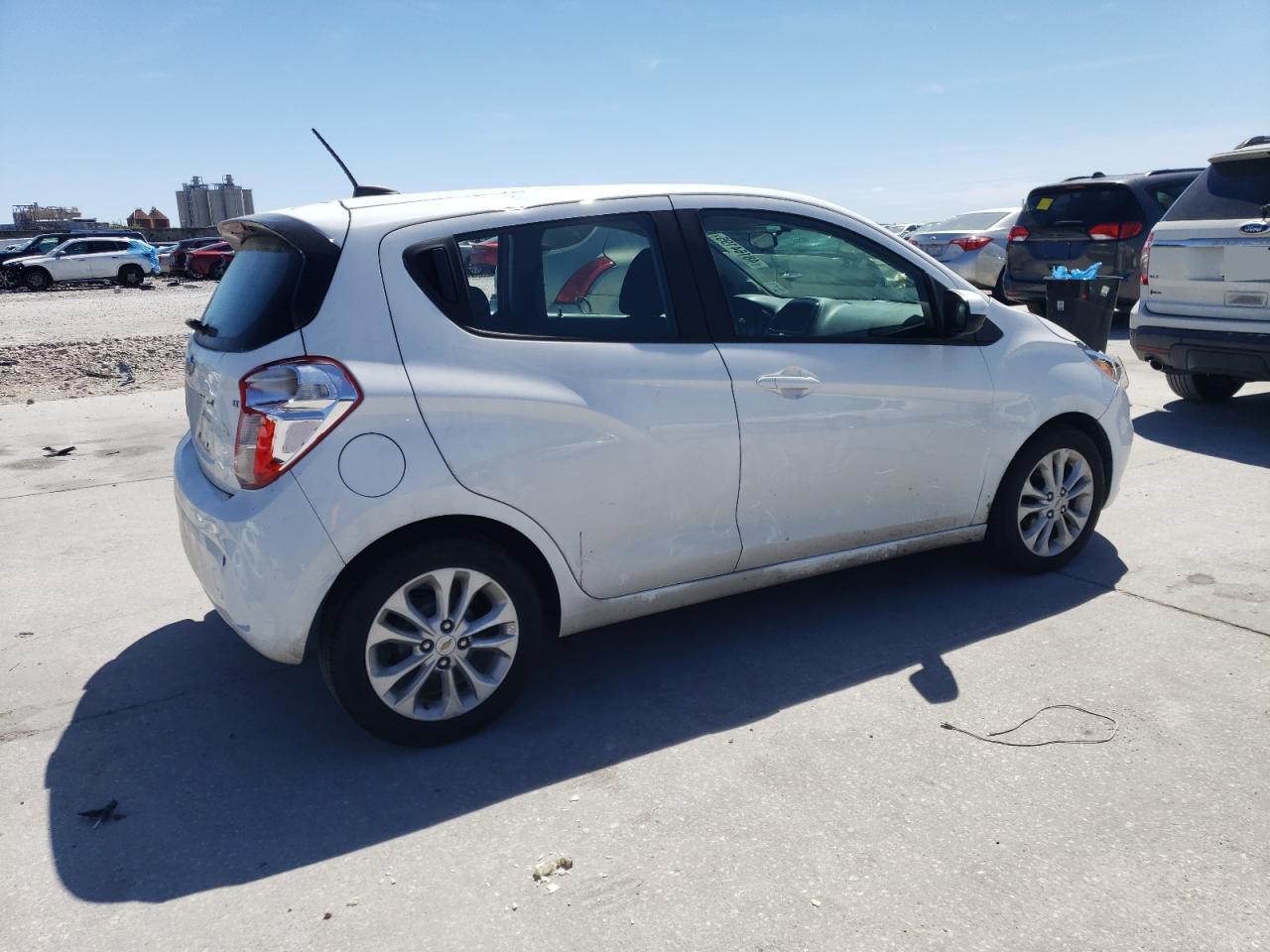2021 Chevrolet Spark VIN KL8CD6SA3MC719167 Copart auction photo, top/roof / front end damage thumbnail 3