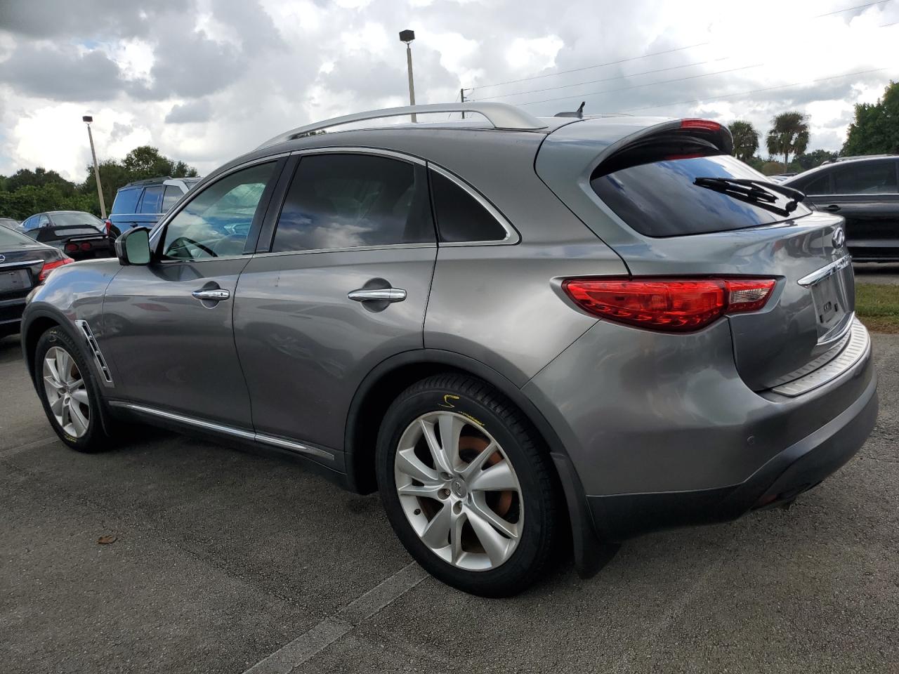 2013 Infiniti FX VIN JN8CS1MU2DM141035 Copart auction photo, water/flood damage thumbnail 2