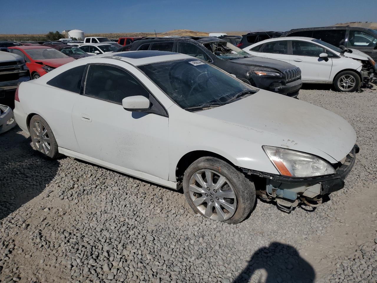 2007 Honda Accord VIN 1HGCM82647A002972 Copart auction photo, all over damage thumbnail 4