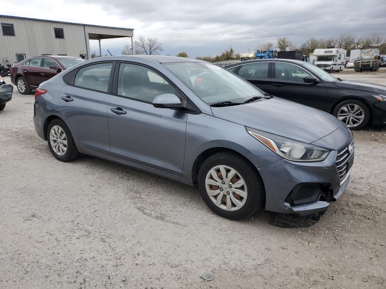 2020 Hyundai Accent VIN 3KPC24A66LE103517 Copart auction photo, vandalism / all over damage thumbnail 4