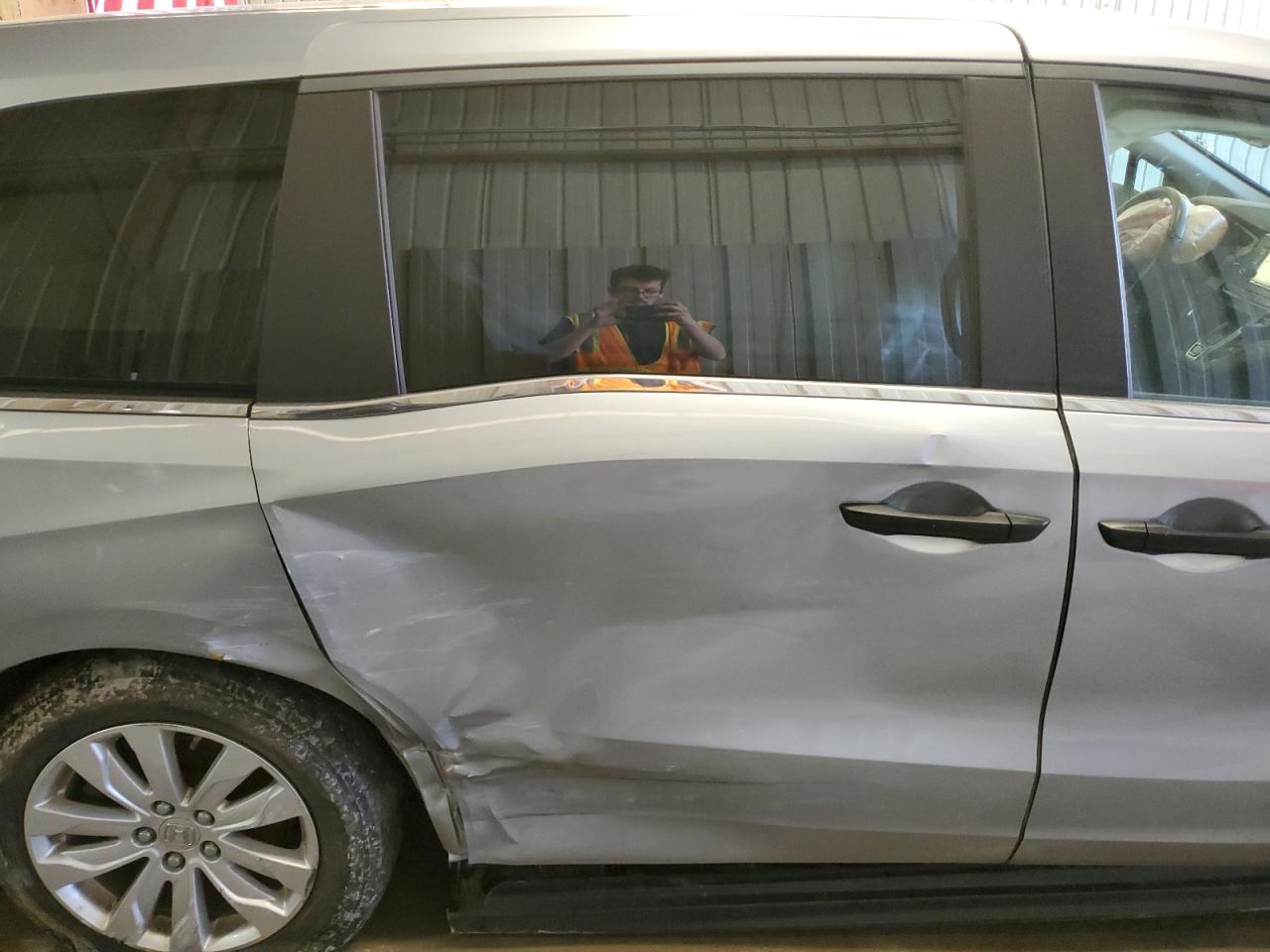 2019 Honda Odyssey VIN 5FNRL6H26KB045102 Copart auction photo, front end / side damage thumbnail 11