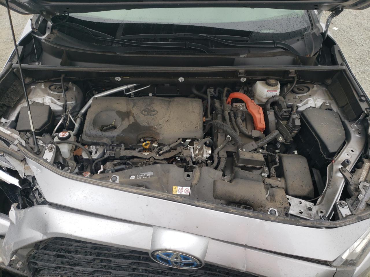2022 Toyota RAV 4 VIN JTMB6RFV3ND059817 Copart auction photo, front end / side damage thumbnail 13
