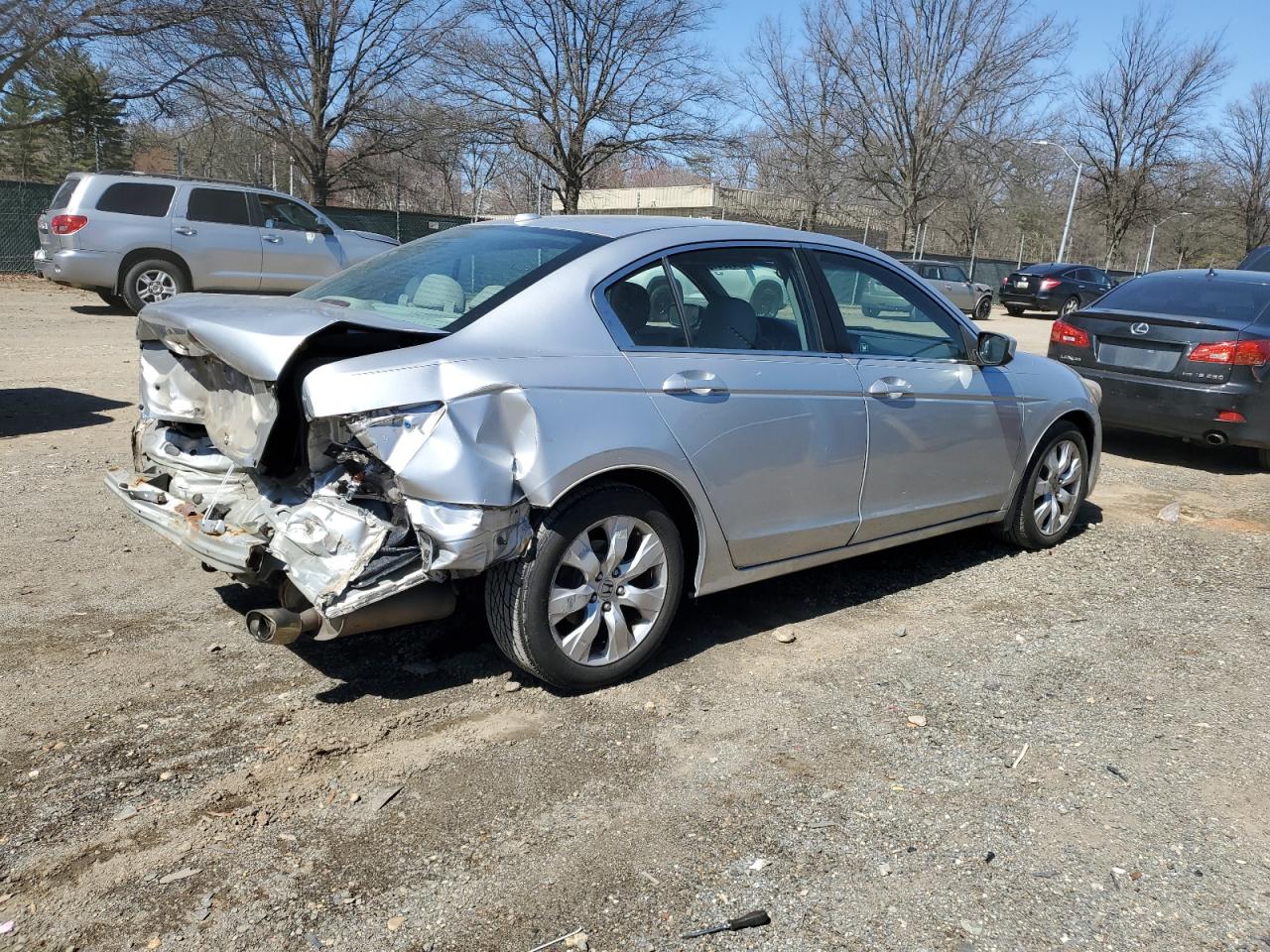 2010 Honda Accord VIN 1HGCP2F81AA104186 Copart auction photo, rear end / minor dent/scratches damage thumbnail 3