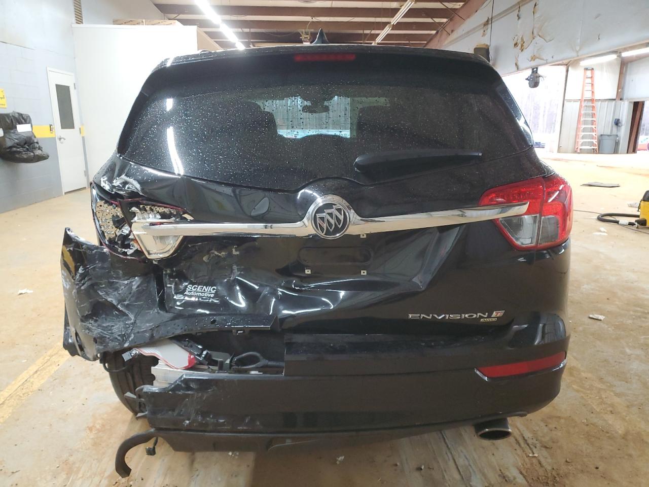 2017 Buick Envision VIN LRBFXESX2HD233877 Copart auction photo, rear end damage thumbnail 6