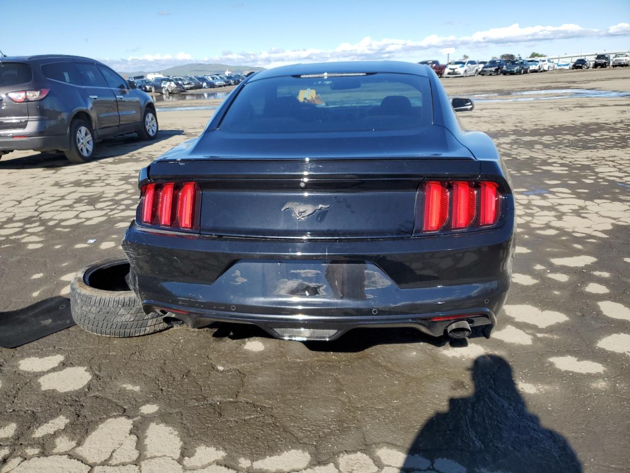2015 Ford Mustang VIN 1FA6P8TH9F5412683 Copart auction photo, rear end / side damage thumbnail 6