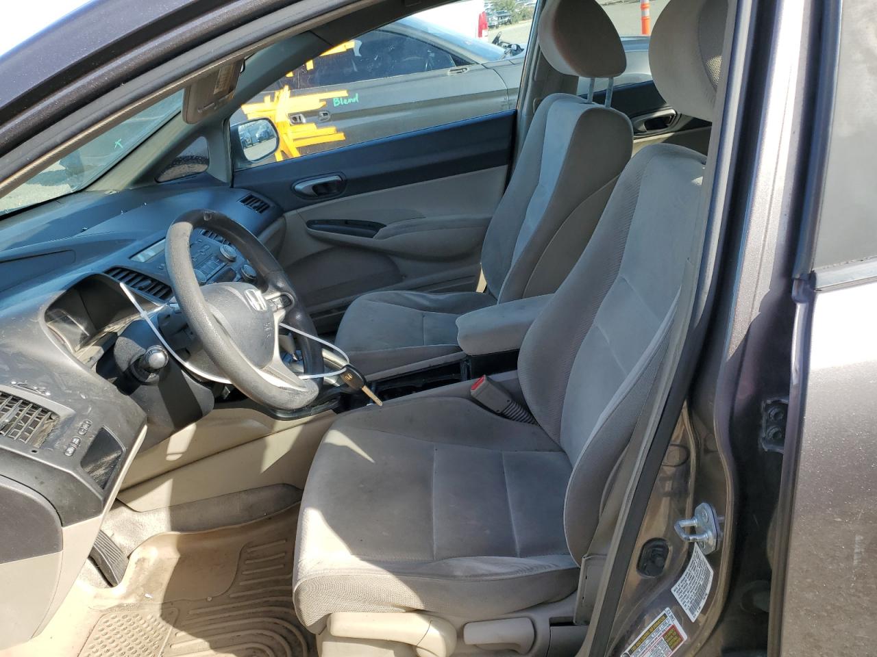 2011 Honda Civic VIN 19XFA1F53BE040289 Copart auction photo, front end / side damage thumbnail 7