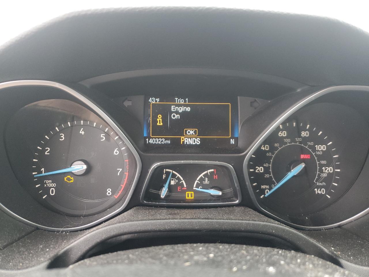 2017 Ford Focus VIN 1FADP3H20HL302344 Copart auction photo, minor dent/scratches damage thumbnail 9
