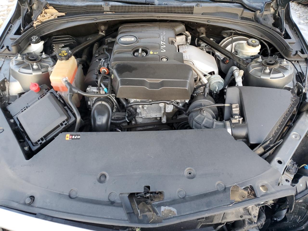 2017 Cadillac ATS VIN 1G6AH5RX6H0131636 Copart auction photo, front end / side damage thumbnail 11