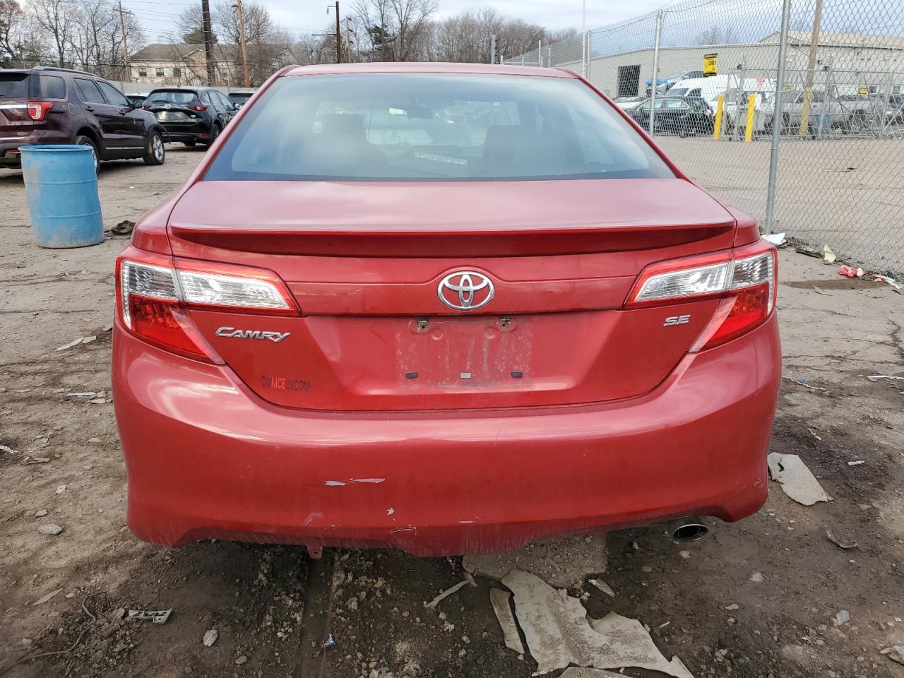 2013 Toyota Camry VIN 4T1BF1FK5DU718496 Copart auction photo, front end / side damage thumbnail 6