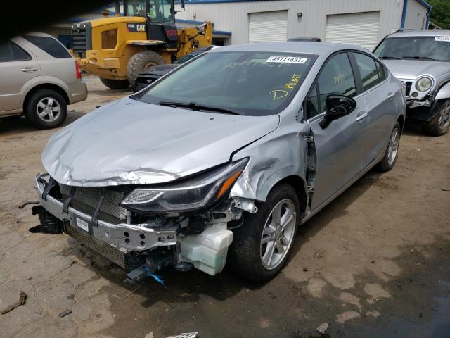 2018 Chevrolet Cruze VIN 1G1BE5SM1J7154614 Copart auction photo, front end / side damage thumbnail 2