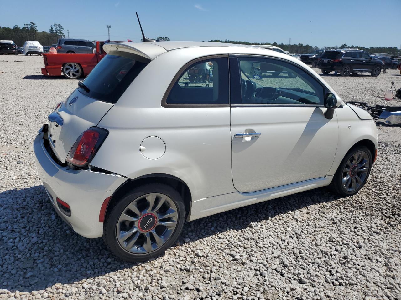 2017 Fiat 500 VIN 3C3CFFKR6HT600924 Copart auction photo, all over / minor dent/scratches damage thumbnail 3