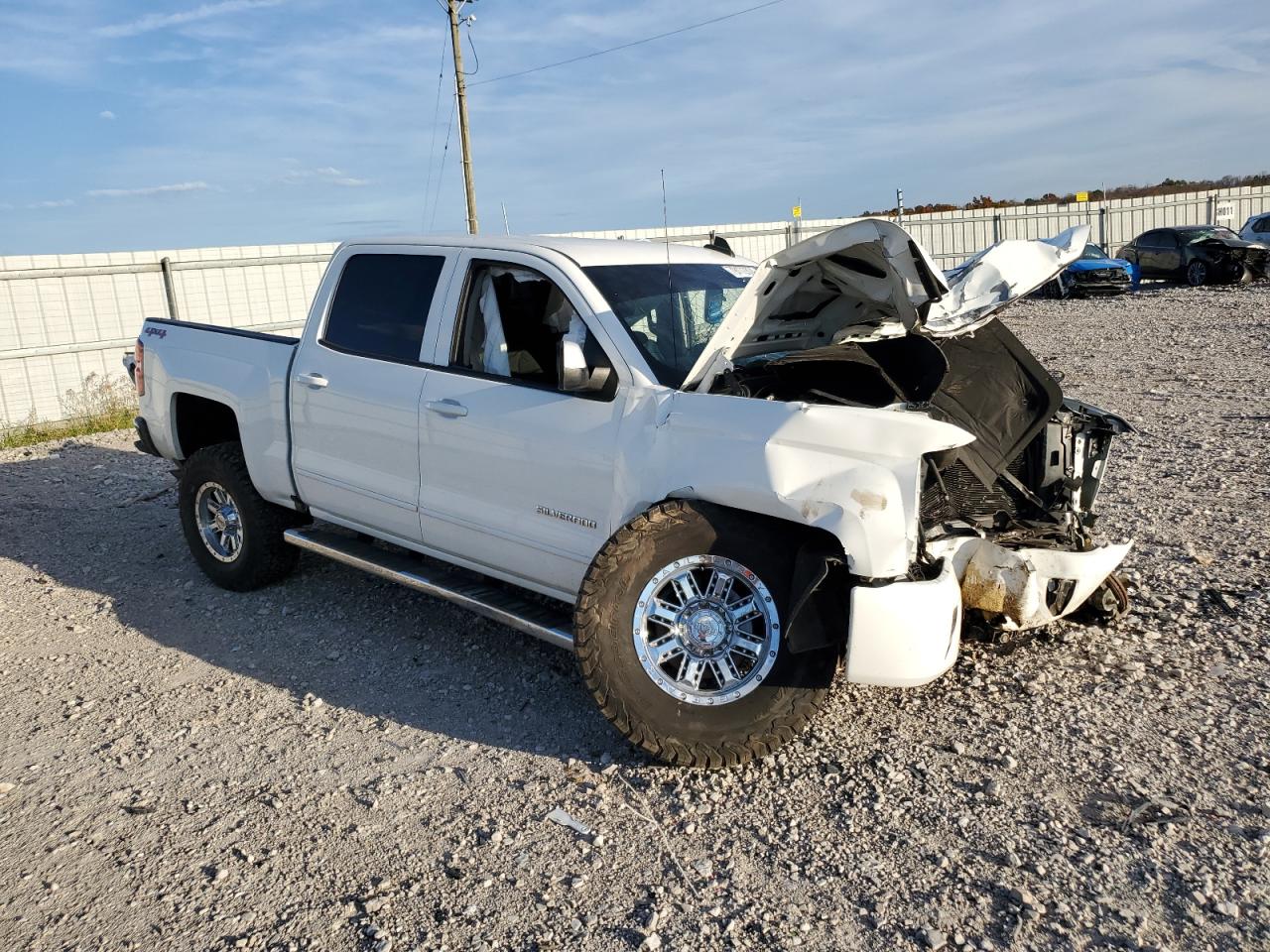 2017 Chevrolet Silverado VIN 3GCUKREC9HG308178 Copart auction photo, all over damage thumbnail 4