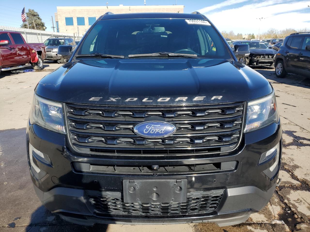 2016 Ford Explorer VIN 1FM5K8GT9GGC53409 Copart auction photo, rear end damage thumbnail 5