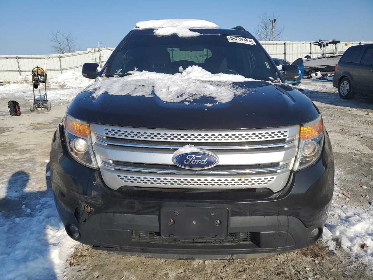 2013 Ford Explorer VIN 1FM5K8D85DGA15004 Copart auction photo, rear end / front end damage thumbnail 5