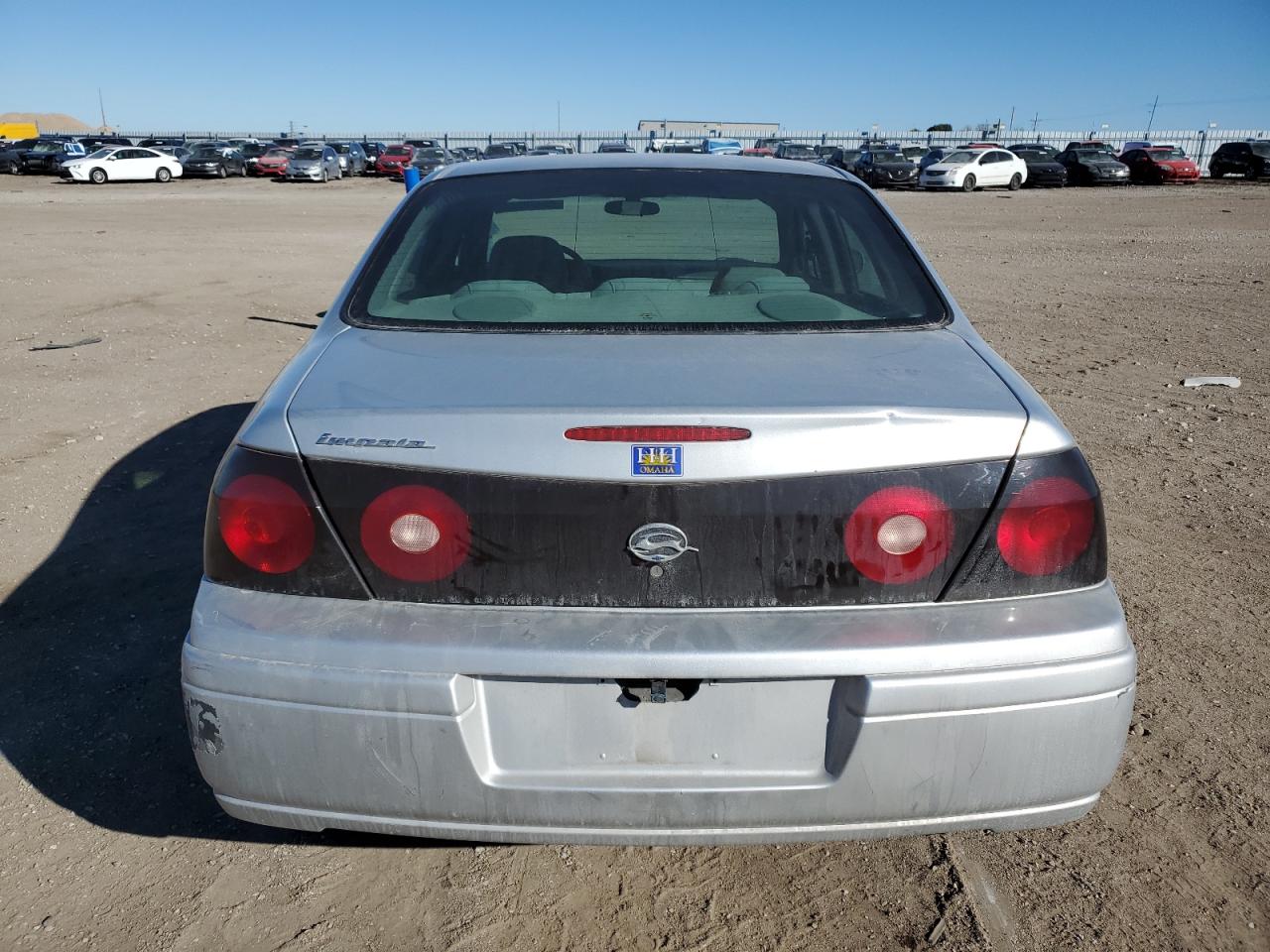 2004 Chevrolet Impala VIN 2G1WF52E449449555 Copart auction photo, front end / rear end damage thumbnail 6