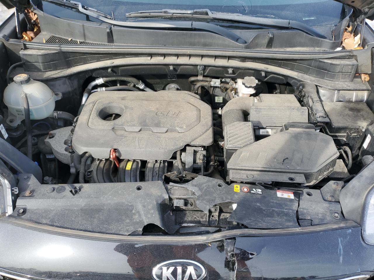 2019 KIA Sportage VIN KNDPMCACXK7579828 Copart auction photo, front end / mechanical damage thumbnail 12