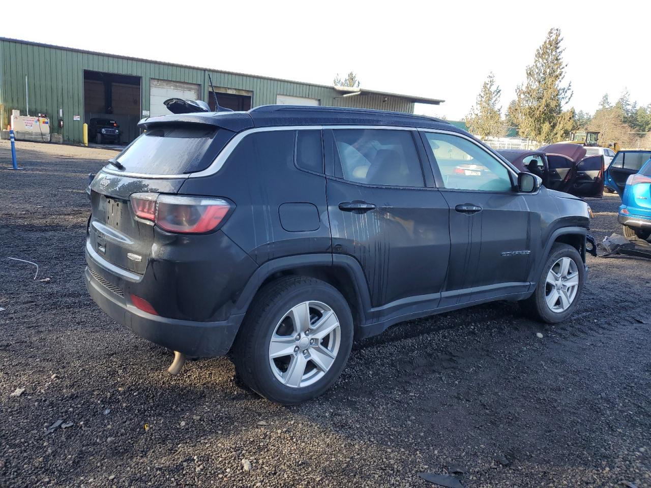 2022 Jeep Compass VIN 3C4NJDBB6NT176554 Copart auction photo, front end damage thumbnail 3