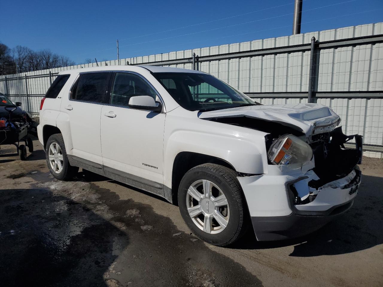 2016 GMC Terrain VIN 2GKALMEK6G6142310 Copart auction photo, front end damage thumbnail 4