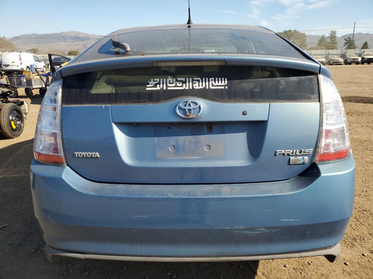 2007 Toyota Prius VIN JTDKB20U277563179 Copart auction photo, vandalism / mechanical damage thumbnail 6