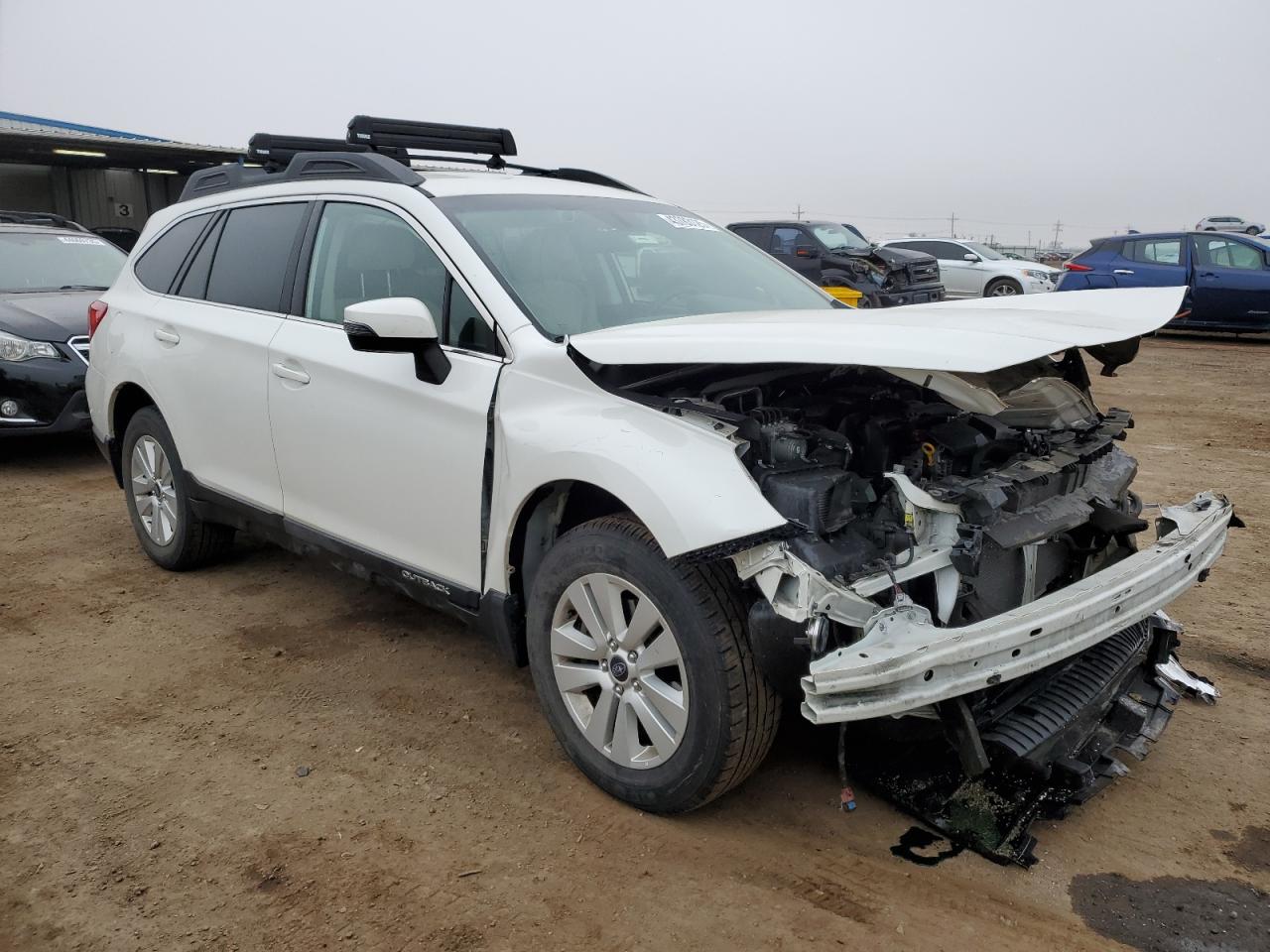 2017 Subaru Outback VIN 4S4BSAFC6H3434746 Copart auction photo, front end damage thumbnail 4