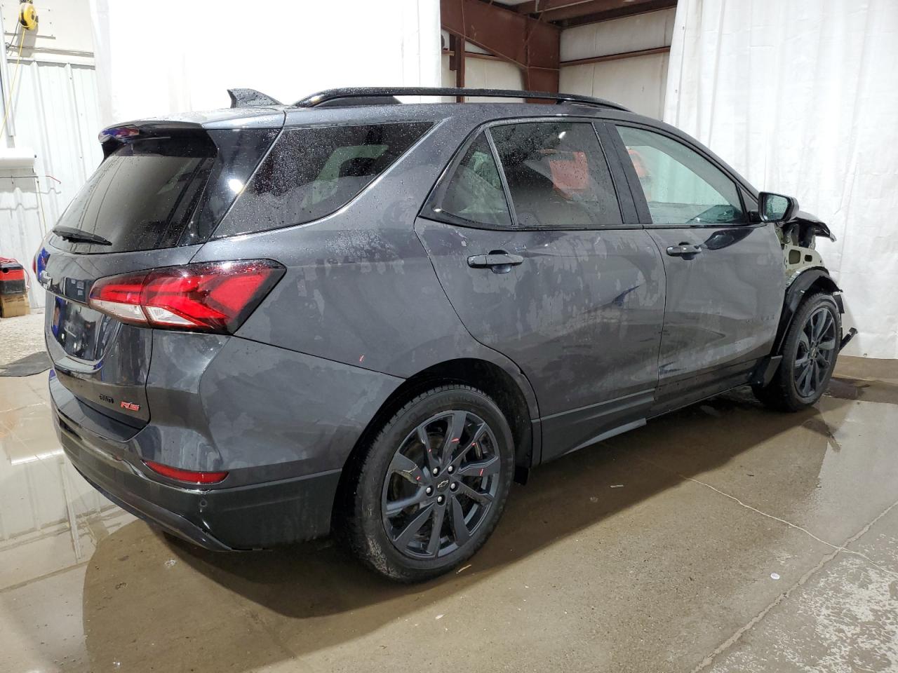 2022 Chevrolet Equinox VIN 3GNAXWEVXNS237027 Copart auction photo, front end / side damage thumbnail 3
