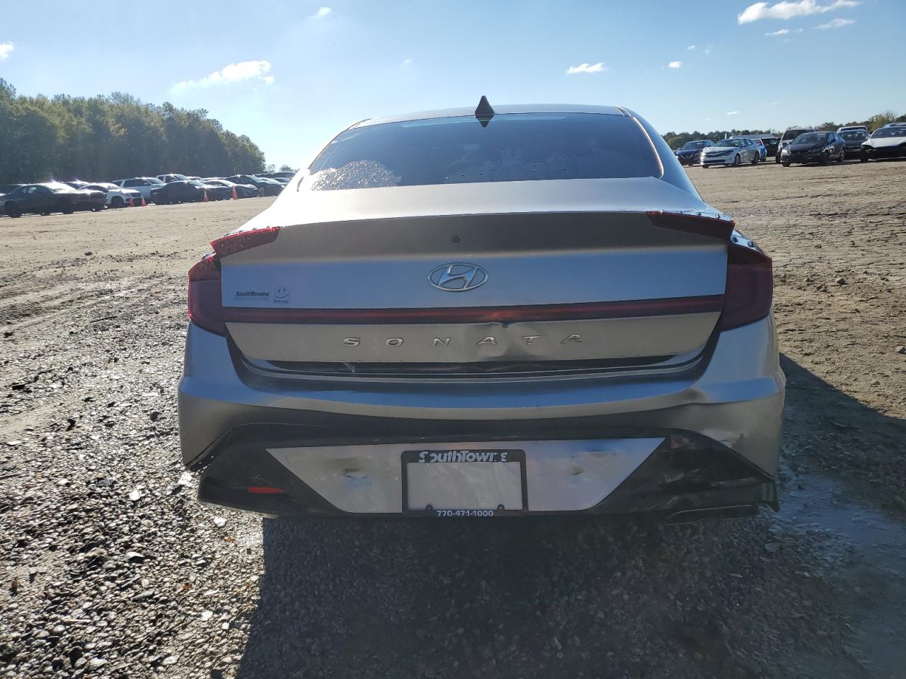 2022 Hyundai Sonata VIN KMHL64JA7NA195828 Copart auction photo, rear end damage thumbnail 6