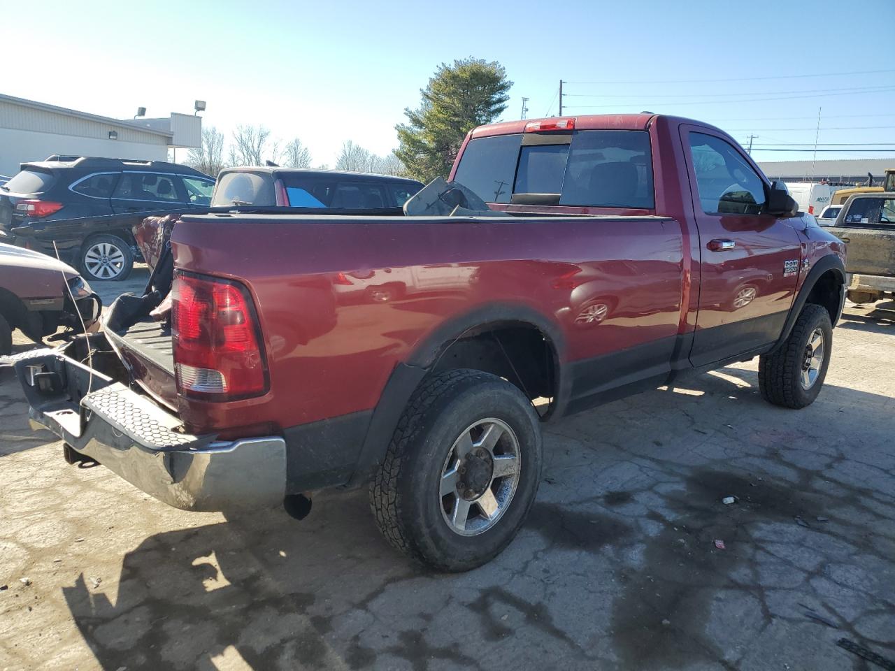 2011 Dodge RAM VIN 3D7LT2EL6BG564016 Copart auction photo, rear end / frame damage damage thumbnail 3