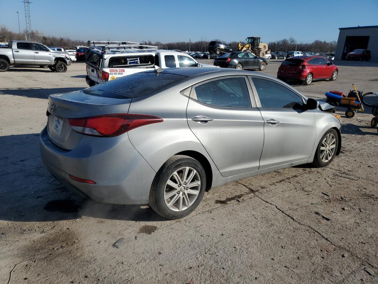 2016 Hyundai Elantra VIN KMHDH4AE2GU503300 Copart auction photo, front end / minor dent/scratches damage thumbnail 3