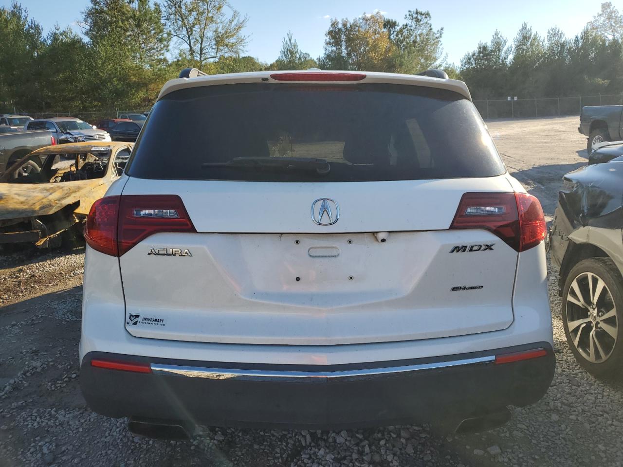 2012 Acura MDX VIN 2HNYD2H29CH508017 Copart auction photo, burn - engine damage thumbnail 6