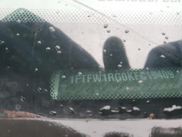 2019 Ford F-150 VIN 1FTFW1RG0KFC19409 Copart auction photo, front end damage thumbnail 12