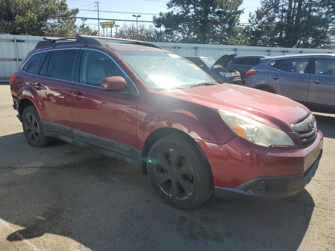 2011 Subaru Outback VIN 4S4BRCGC2B3333829 Copart auction photo, rear end / front end damage thumbnail 4