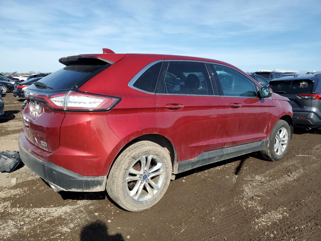 2018 Ford Edge VIN 2FMPK4J93JBC50017 Copart auction photo, front end / mechanical damage thumbnail 3