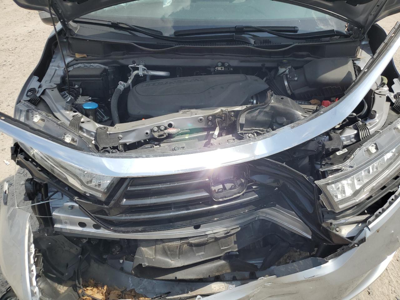 2022 Honda Odyssey VIN 5FNRL6H74NB031439 Copart auction photo, front end / side damage thumbnail 12