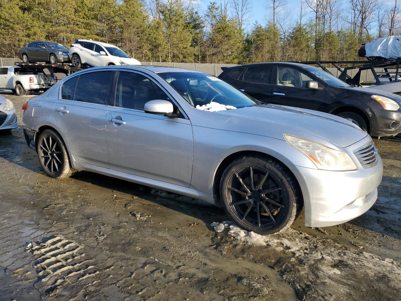 2007 Infiniti G VIN JNKBV61E17M728466 Copart auction photo, rear end damage thumbnail 4